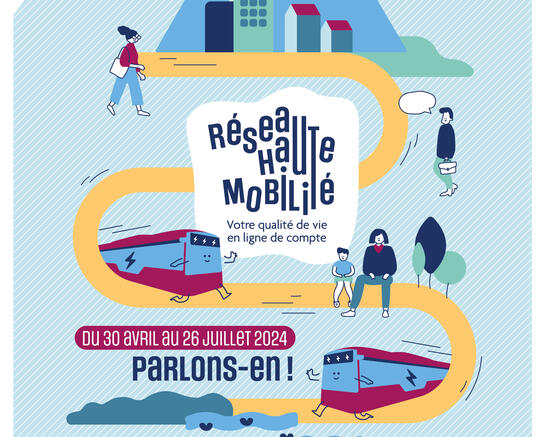 Lancement de la concertation sur le projet de transport collectif en site propre intégral : le "réseau haute mobilité"