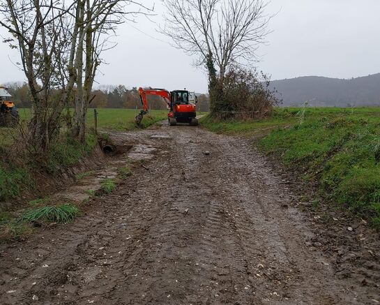 Entretien des fossés : travaux en cours