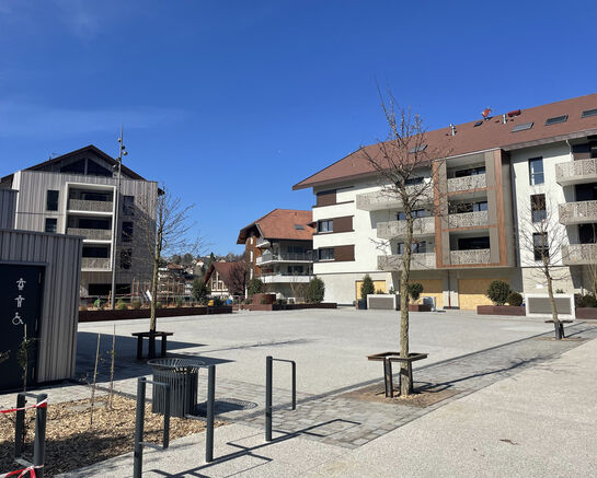 La nouvelle place du centre-bourg cherche son nom  : À vous de jouer !